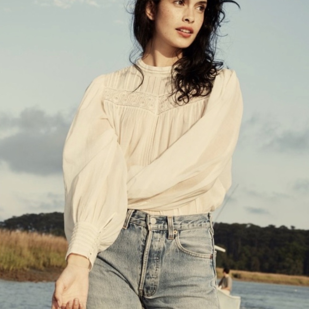 DOEN Meadowlark Top - Salt - small